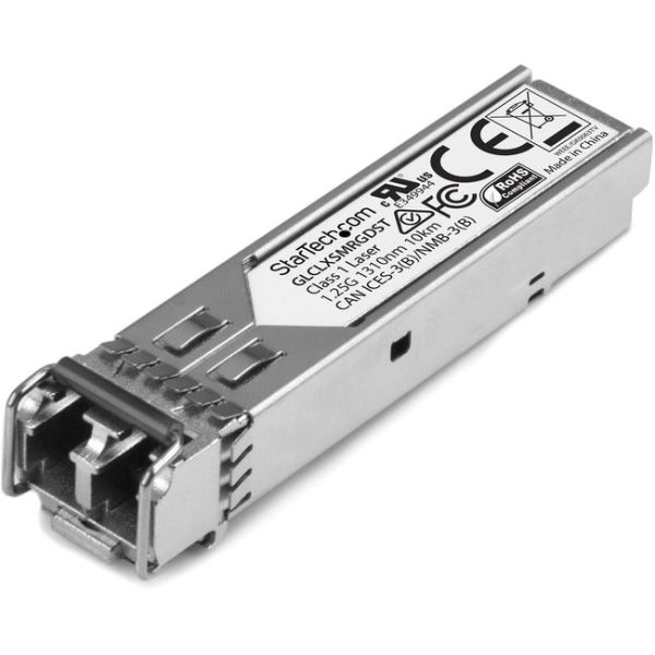 StarTech.com Cisco GLC-LX-SM-RGD Compatible SFP Module - 1000BASE-LX - 1GE Gigabit Ethernet 1GbE Single Mode Fiber SMF Optic Transceiver Cheap
