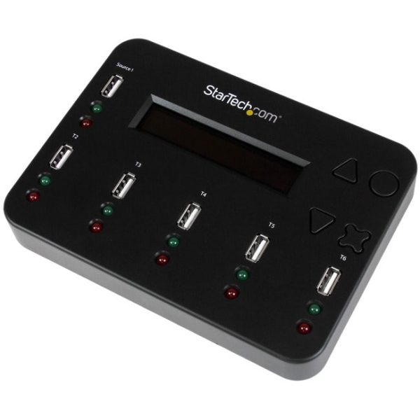 StarTech.com Standalone 1 to 5 USB Thumb Drive Duplicator Eraser, Multiple Flash Drive Copier, 1.5 GB min Sector-by-Sector, 3 Erase Modes Online now